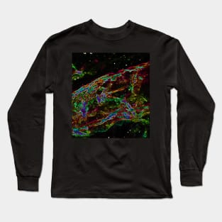 Black Panther Art - Glowing Edges 421 Long Sleeve T-Shirt